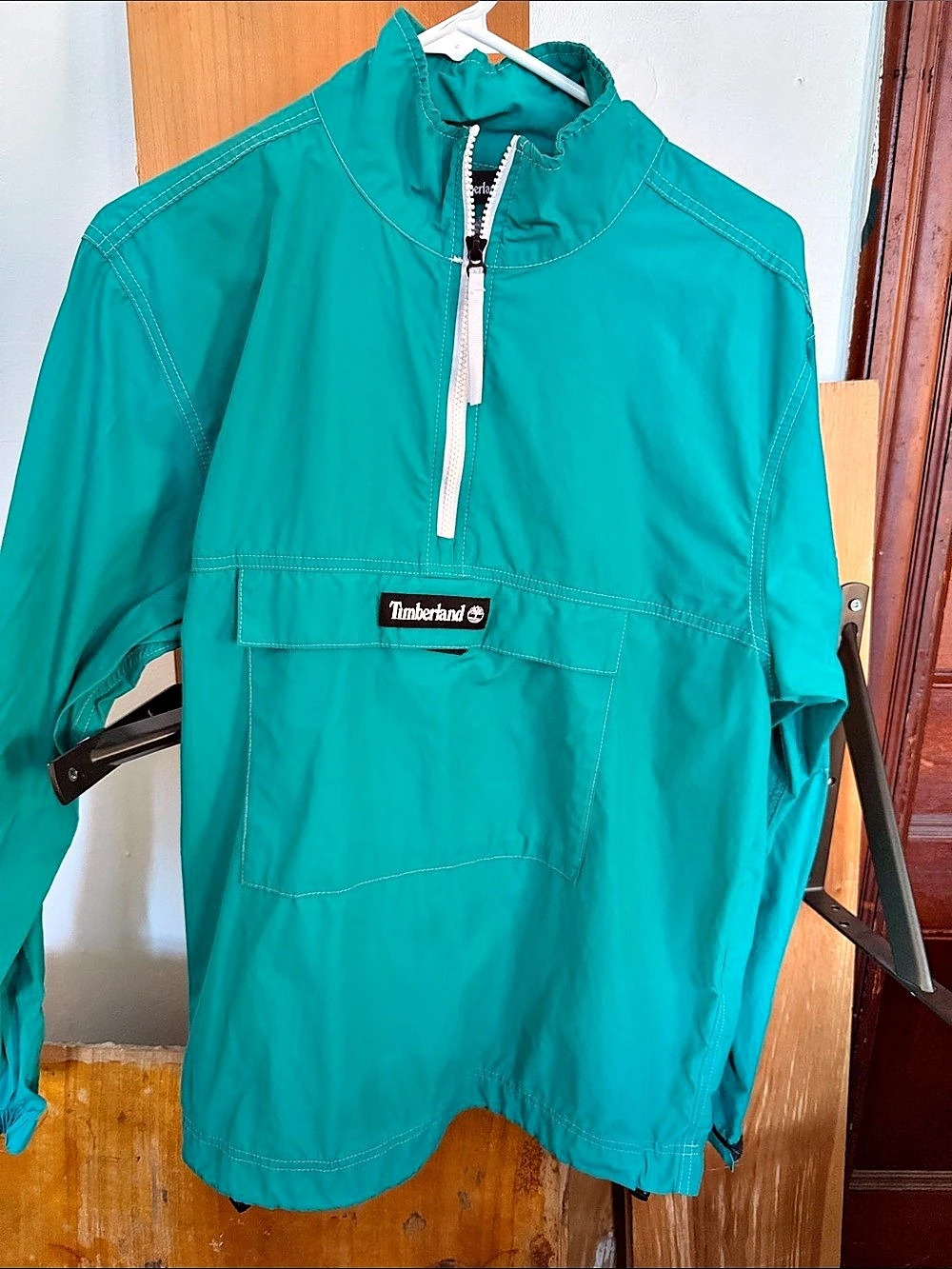 Timberland Green Quarter-Zip Jacket Size Small Like New